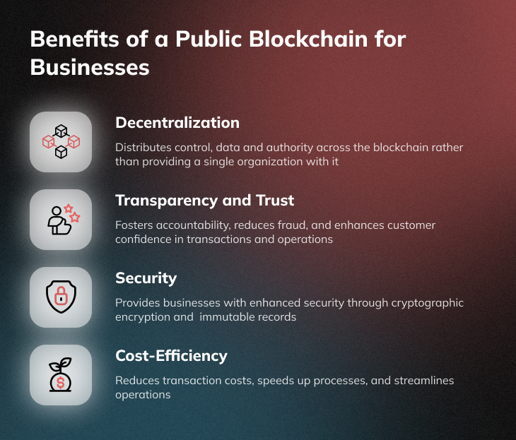 Benefits of Public Blockchains 